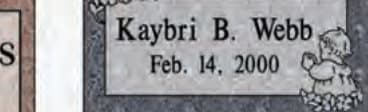 Design MB113 — flat marker in Blue Pearl granite