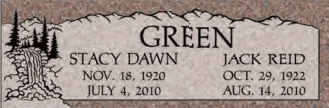 PH211 catalog design reference for bevel grave markers