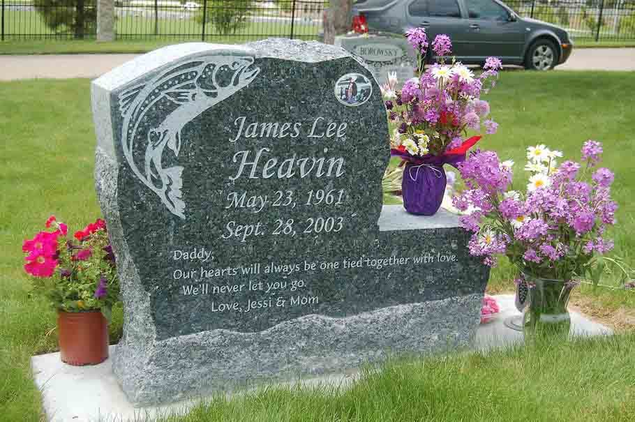 Granite memorial bench crafted and installed by Sierra Headstone & Monument, photo 3