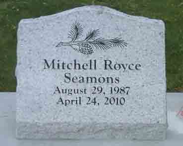 Granite slant headstone crafted and installed by Sierra Headstone & Monument (3)