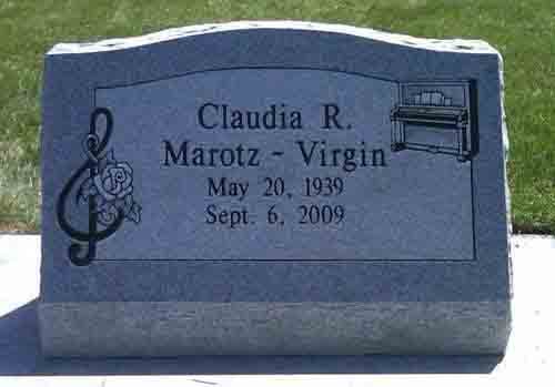Granite slant headstone crafted and installed by Sierra Headstone & Monument (5)