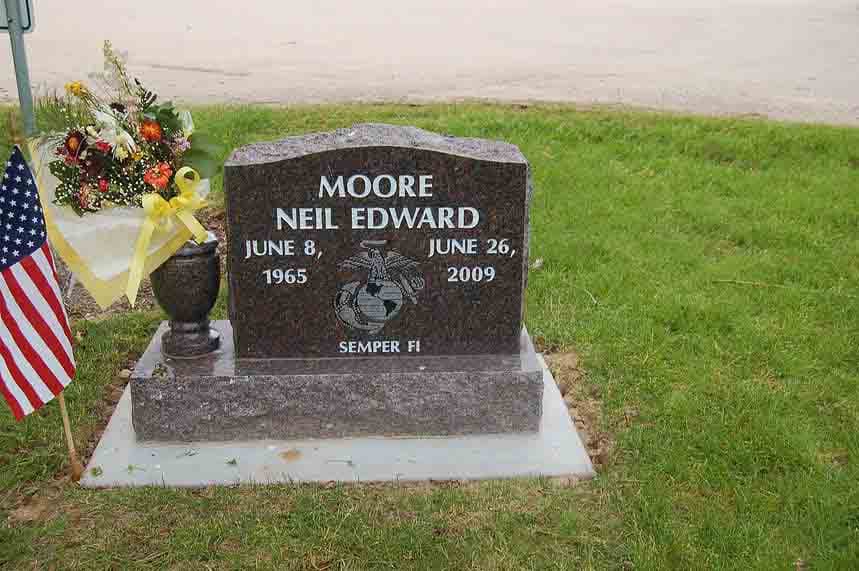Custom upright granite headstone crafted and installed by Sierra Headstone & Monument, photo 7